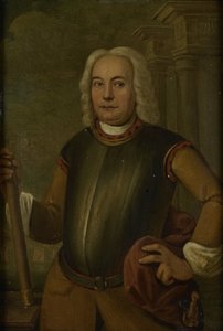 Ritratto di Johannes Thedens, Governatore Generale della Compagnia Olandese delle Indie Orientali da Jacobus Oliphant