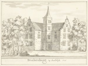 Il castello Drakenburg vicino a Soestdijk