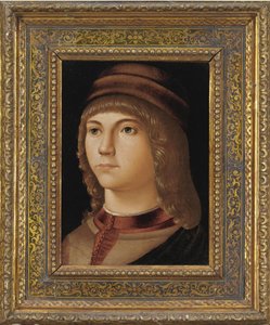 Ritratto di un giovane uomo da Jacometto Veneziano