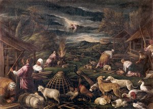 Noè dopo il diluvio da Jacopo Bassano