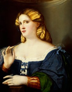 Donna con ventaglio da Jacopo (c.1480 1528) Palma