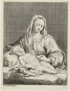 Maria con bambino da Jacopo Amigoni