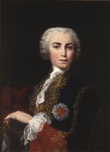 Ritratto di Carlo Broschi detto Farinelli, cantante contralto e soprano, castrato italiano da Jacopo Amigoni