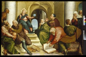 Cristo tra i dottori, XVI secolo da Jacopo Bassano