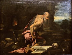 San Girolamo penitente da Jacopo Bassano