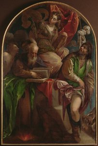 Santa Giustina di Padova in trono con San Sebastiano, Sant