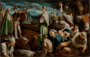 Il miracolo delle quaglie da Jacopo Bassano