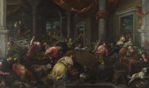 La purificazione del Tempio da Jacopo Bassano and workshop