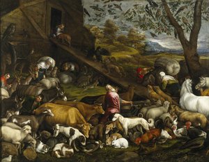 Gli animali salgono sull