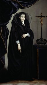 Ritratto di una nobildonna in lutto da Jacopo Chimenti