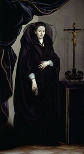 Ritratto di una nobildonna in lutto, c.1600 da Jacopo Chimenti Empoli
