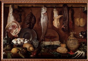 Dispensa con cibo e stoviglie da Jacopo Chimenti Empoli