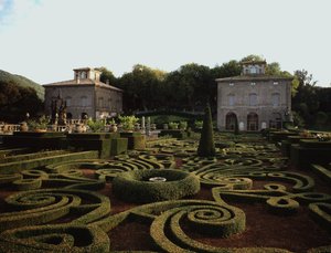 Veduta di Villa Lante da Jacopo Vignola
