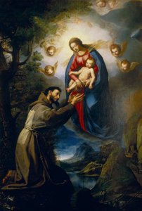 Apparizione della Vergine a San Francesco da Jacopo Ligozzi