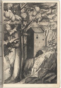 Veduta esterna della cappella del cardinale (tavola G)