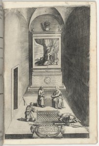 Interno della cappella della Maddalena (dettaglio) da Jacopo Ligozzi