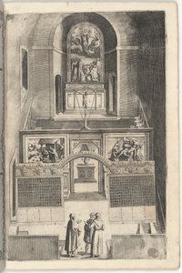 Interno della chiesa minore (dettaglio)