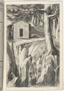 Cella del beato Giovanni della Verna [tavola T] da Jacopo Ligozzi