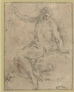 San Giovanni Battista seduto da Jacopo Palma (il Giovane)