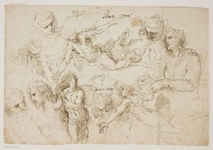 Foglio di studi di figure