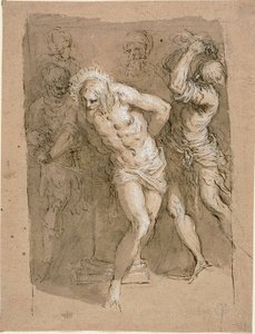 Studio per la Flagellazione di Cristo da Jacopo Palma il Giovane