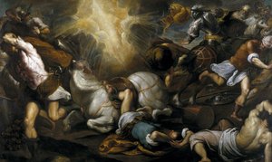 La conversione di San Paolo da Jacopo Palma il Giovane the Younger