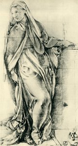 Schizzo della Vergine Maria per un