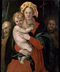 La Sacra Famiglia con San Giovanni, dopo il 1522 da Jacopo Pontormo