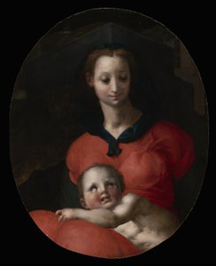 Vergine e Bambino, conosciuta come la Madonna del Libro, c.1545-46 da Jacopo Pontormo