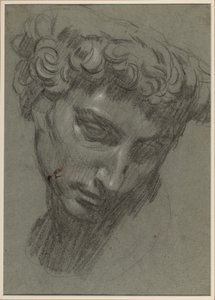 Ritratto di Giuliano de’ Medici (dopo Michelangelo) (recto) da Jacopo Robusti (workshop of) Tintoretto