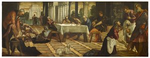 Cristo lava i piedi ai suoi discepoli da Jacopo Robusti Tintoretto