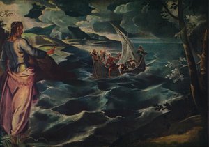 Cristo al Mare di Galilea, c1575-1580 da Jacopo Robusti Tintoretto
