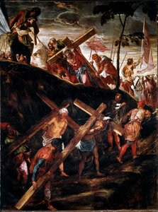 La salita al Calvario da Jacopo Robusti Tintoretto