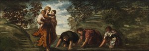 Latona che trasforma i contadini Lici in rane, c.1545-48 da Jacopo Robusti Tintoretto