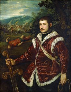 Ritratto di giovane uomo detto Davide dopo aver ucciso Golia da Jacopo Robusti Tintoretto