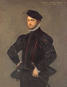 Ritratto di un giovane uomo, 22 anni, 1554