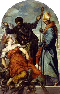 San Luigi di Tolosa e San Giorgio, 1552 da Jacopo Robusti Tintoretto