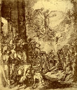 Studio per il martirio di Santo Stefano, 1913 da Jacopo Robusti Tintoretto
