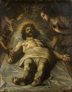 Il Cristo morto con due angeli da Jacopo Robusti Tintoretto
