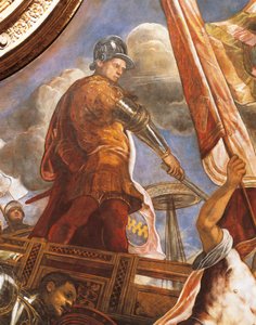 I Veneziani combattono gli Aragonesi a Gallipoli (dettaglio) da Jacopo Robusti Tintoretto