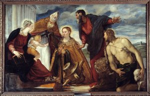 La Vergine e il Bambino con Santa Caterina, Sant