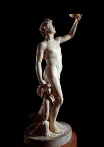 Bacco. Scultura di Jacopo Sansovino (Jacopo Tatti) (1486-1570). Marmo. 1510 Palazzo Bargello, Firenze da Jacopo Sansovino