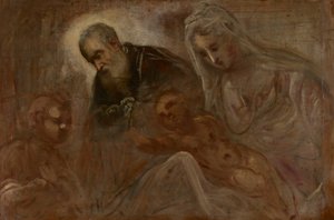 La Sacra Famiglia con il Giovane San Giovanni Battista da Jacopo Tintoretto