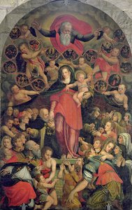 Madonna del Rosario, c.1569 da Jacopo Zucchi