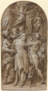 Il martirio di Santa Apollonia da Jacopo Zucchi