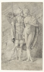 Marte in armatura e Venere nuda con Cupido da Jacopo de