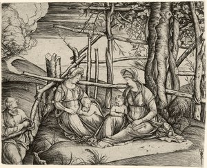 La Sacra Famiglia con Sant