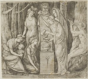 Sacrificio a Priapo, il piatto più piccolo da Jacopo de