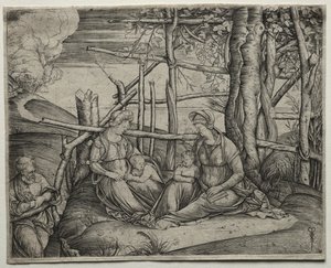 La Sacra Famiglia con Sant