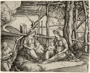 La Sacra Famiglia con Sant